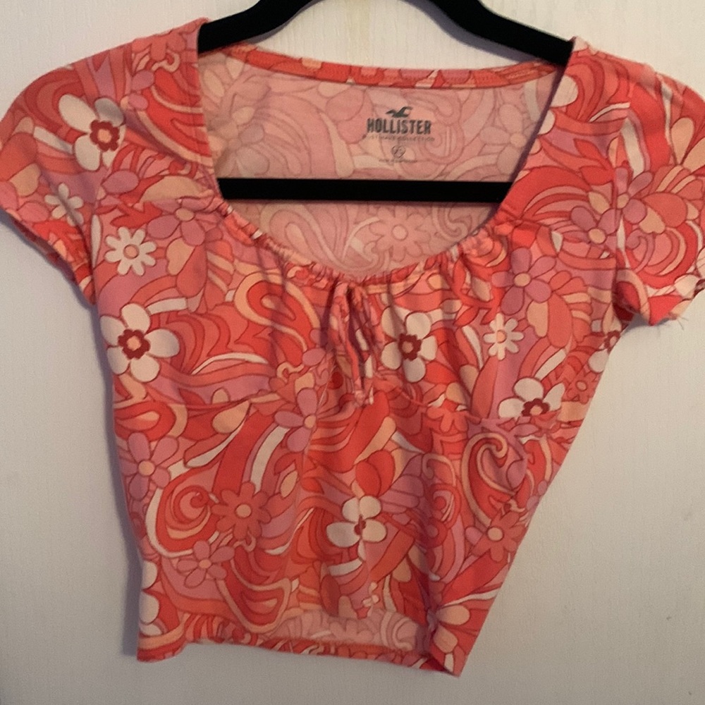 tye swirl hollister shirt